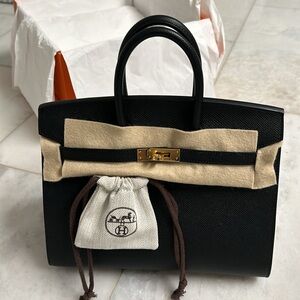 Hermes Birkin 25 Epsom Sellier 2024 Brand new Noir Black with Gold Hardware